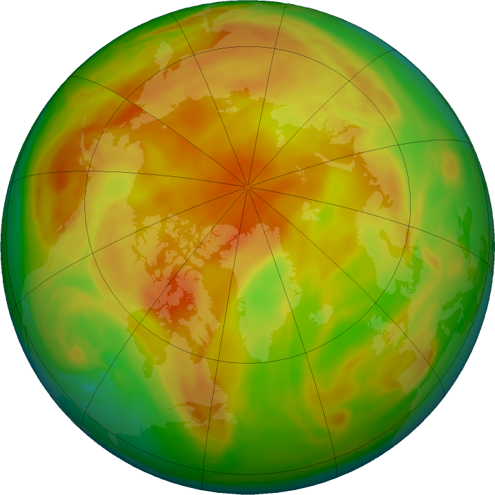 Arctic ozone map for 23 April 2022